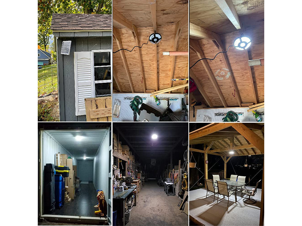Solar Pendant Light with Remote Control