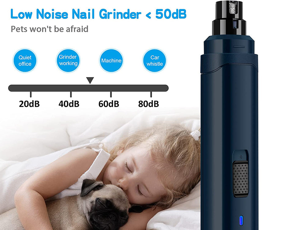 Rechargeable Dog Nail Grinder Pet Nail Trimmer