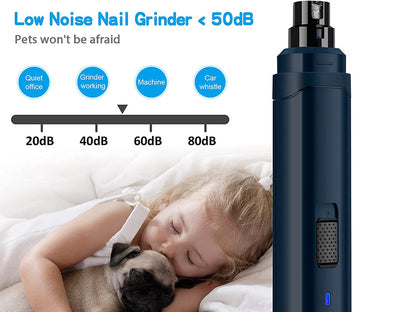 Rechargeable Dog Nail Grinder Pet Nail Trimmer