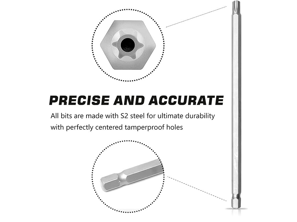32PCS 150mm Extra Long Safety Screwdriver Bit Set