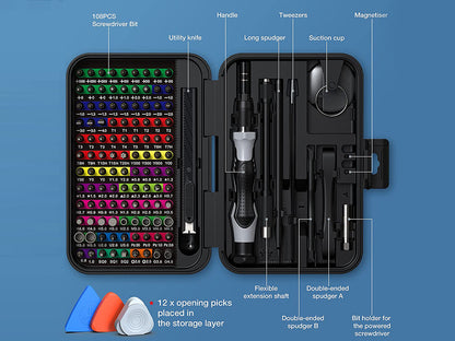 132-in-1 Multi-Function Precision Screwdriver Set