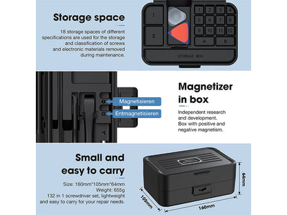 132-in-1 Multi-Function Precision Screwdriver Set