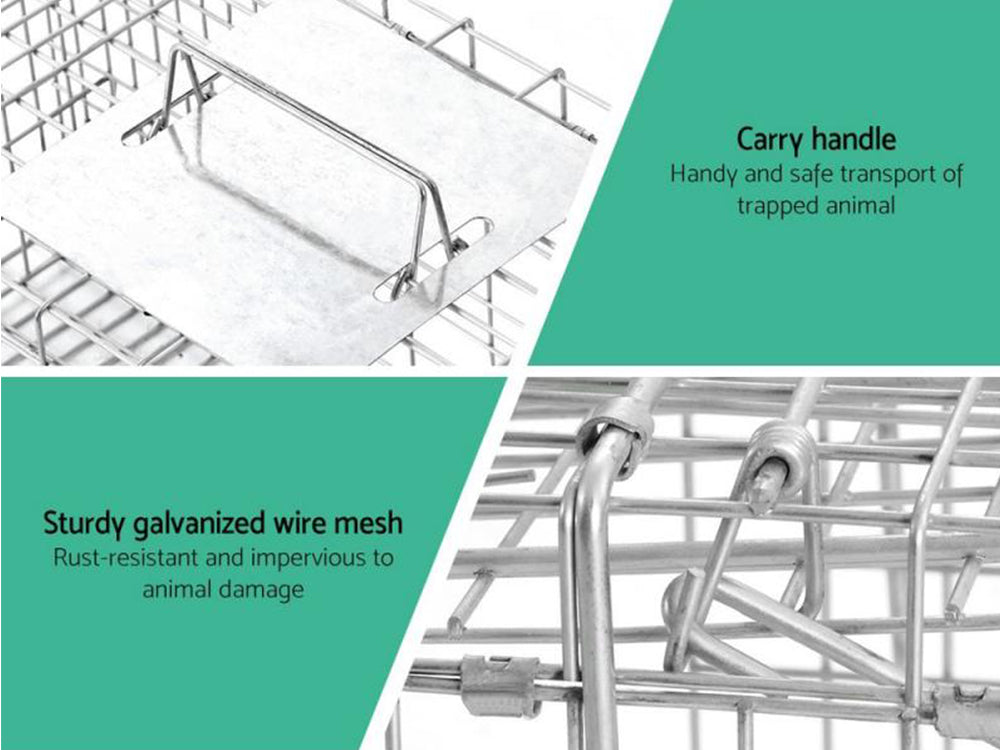 Humane Live Animal Trap Cage 94*34*37cm
