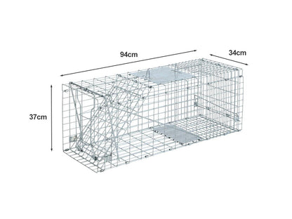 Humane Live Animal Trap Cage 94*34*37cm