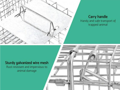Humane Live Animal Trap Cage 79*28*33cm