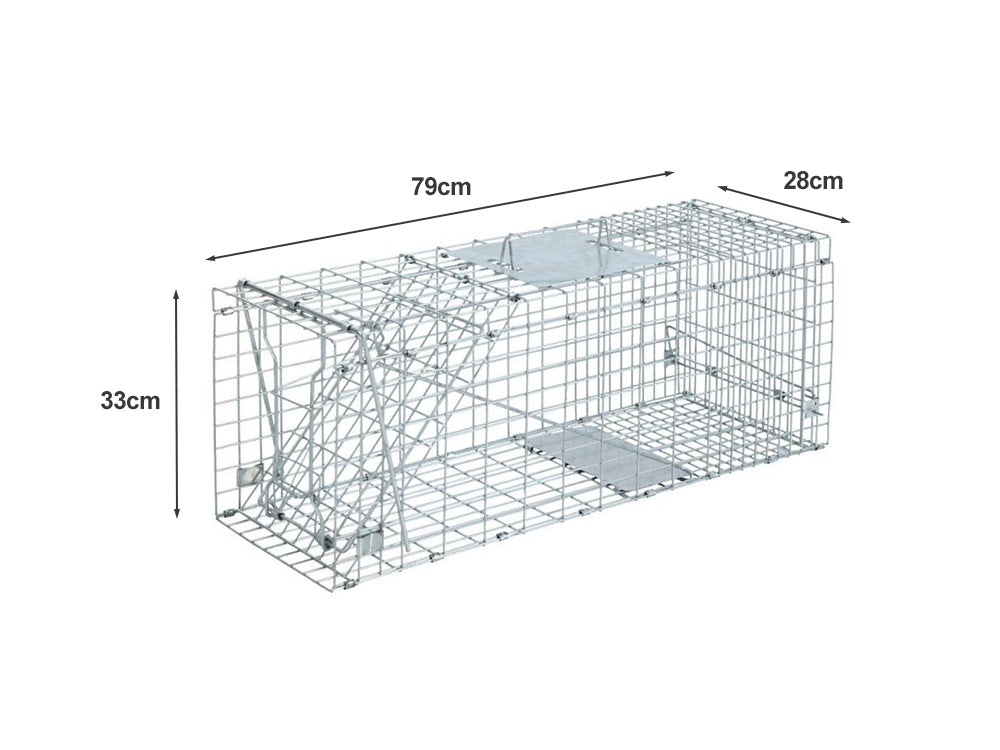Humane Live Animal Trap Cage 79*28*33cm