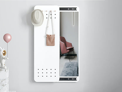 Full Body Mirror with Sliding Peg Board