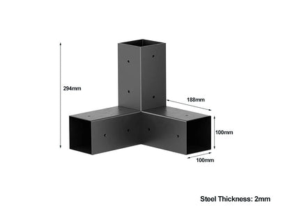 Pergola Hardware DIY Corner Brackets Set
