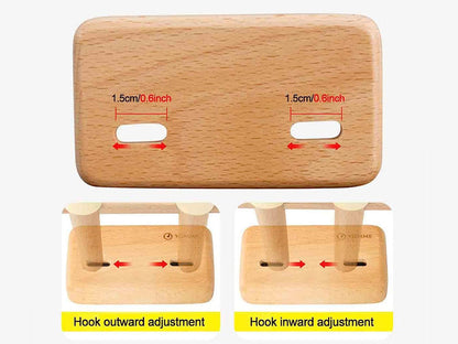 Adjustable Wooden Guitar Wall Hanger