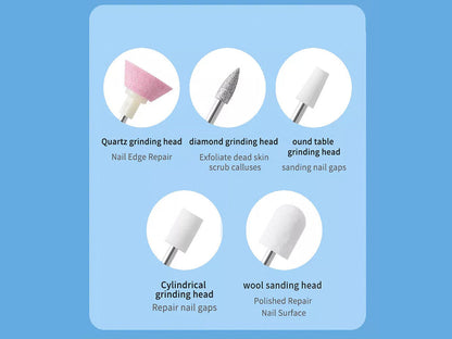 Cordless Electric Hand and Foot Nail File Set