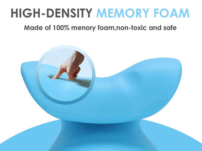 Cervical Care Neck Pillow & Stretcher-Blue