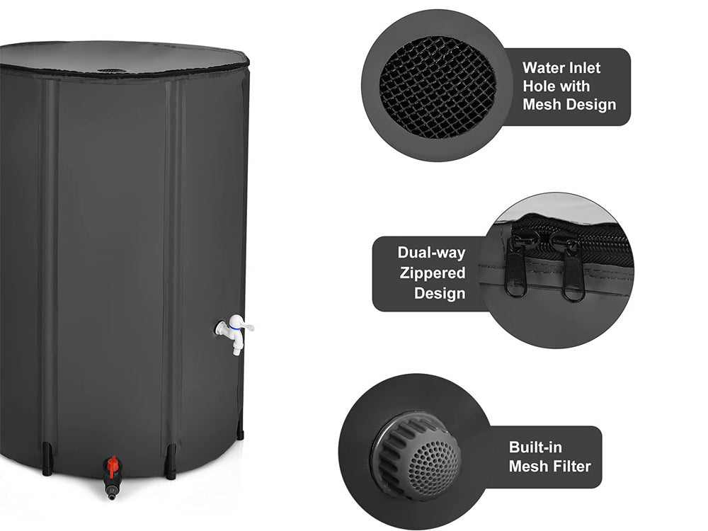 Rain Water Tank Barrel - 380L