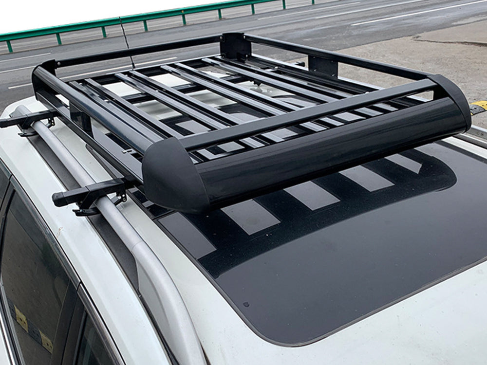 Aluminium Roof Rack Basket Tray Luggage Cargo Carrier 100*140cm