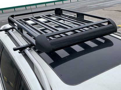 Aluminium Roof Rack Basket Tray Luggage Cargo Carrier 100*140cm