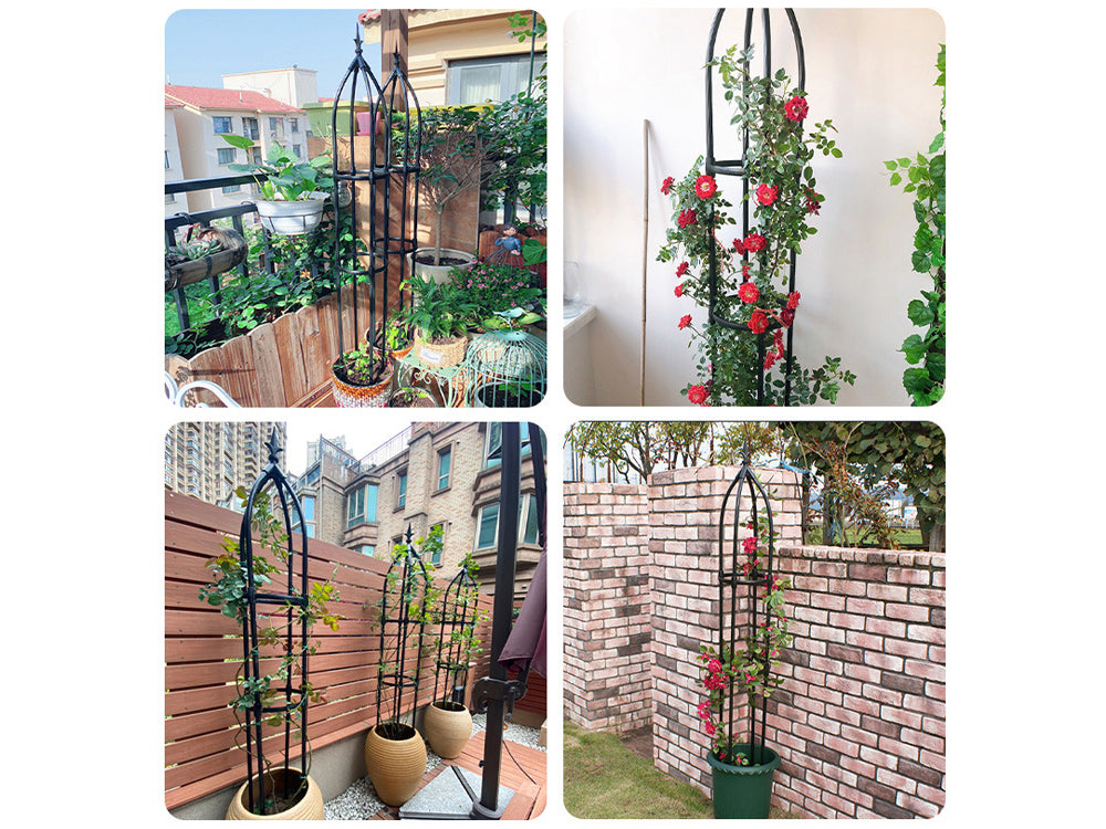 1.8M Garden Obelisks Climbing Vine Plant Flowers Rack