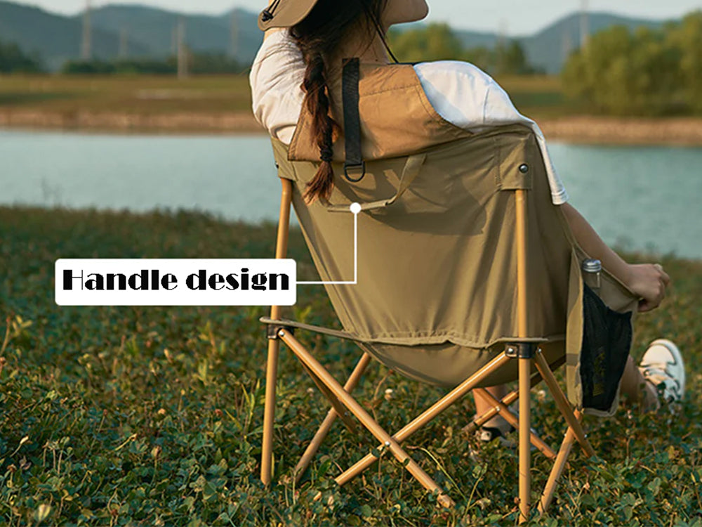 Outdoor Folding Camping Chair-Yellow