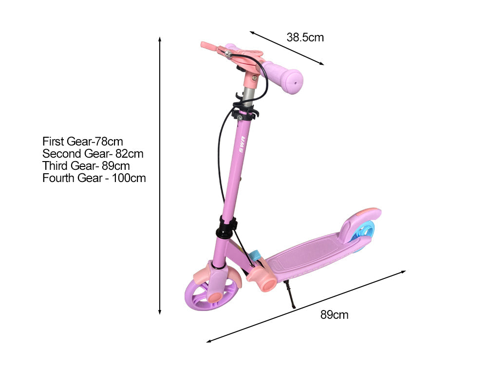 Kid Scooter-Pink+Purple