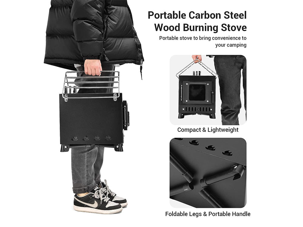 Portable Camping Wood Stove-Small