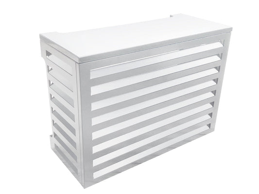 2mm Thickness Aluminium Heat Pump Cover- White-Small