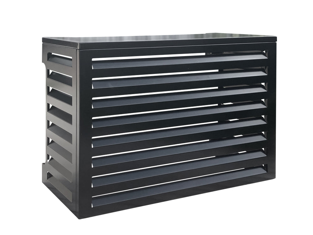 2mm Thickness Aluminium Heat Pump Cover- Black-Small