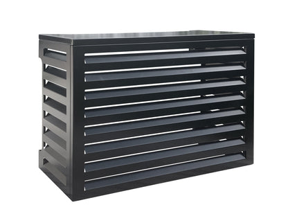 2mm Thickness Aluminium Heat Pump Cover- Black-Small