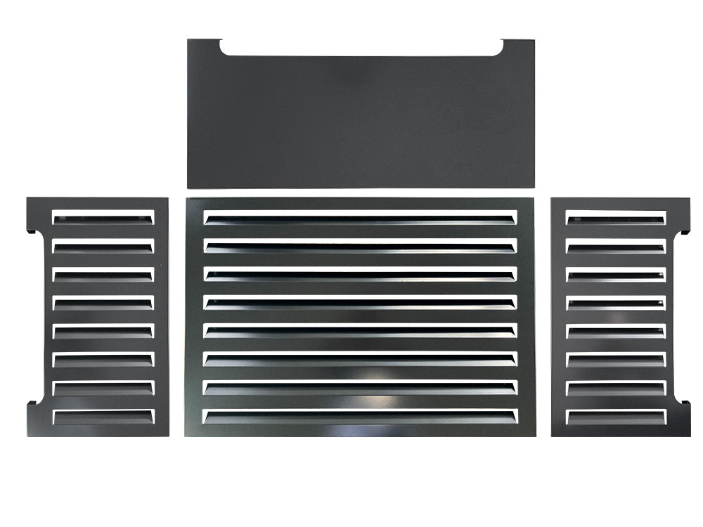 2mm Thickness Aluminium Heat Pump Cover- Black-Small