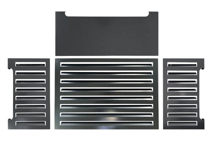 2mm Thickness Aluminium Heat Pump Cover- Black-Small