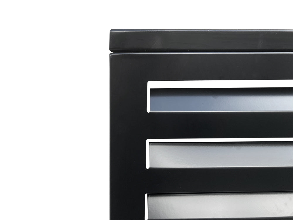 2mm Thickness Aluminium Heat Pump Cover- Black-Small