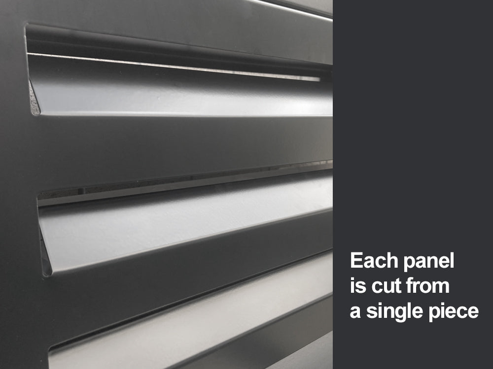 2mm Thickness Aluminium Heat Pump Cover- Black-Small