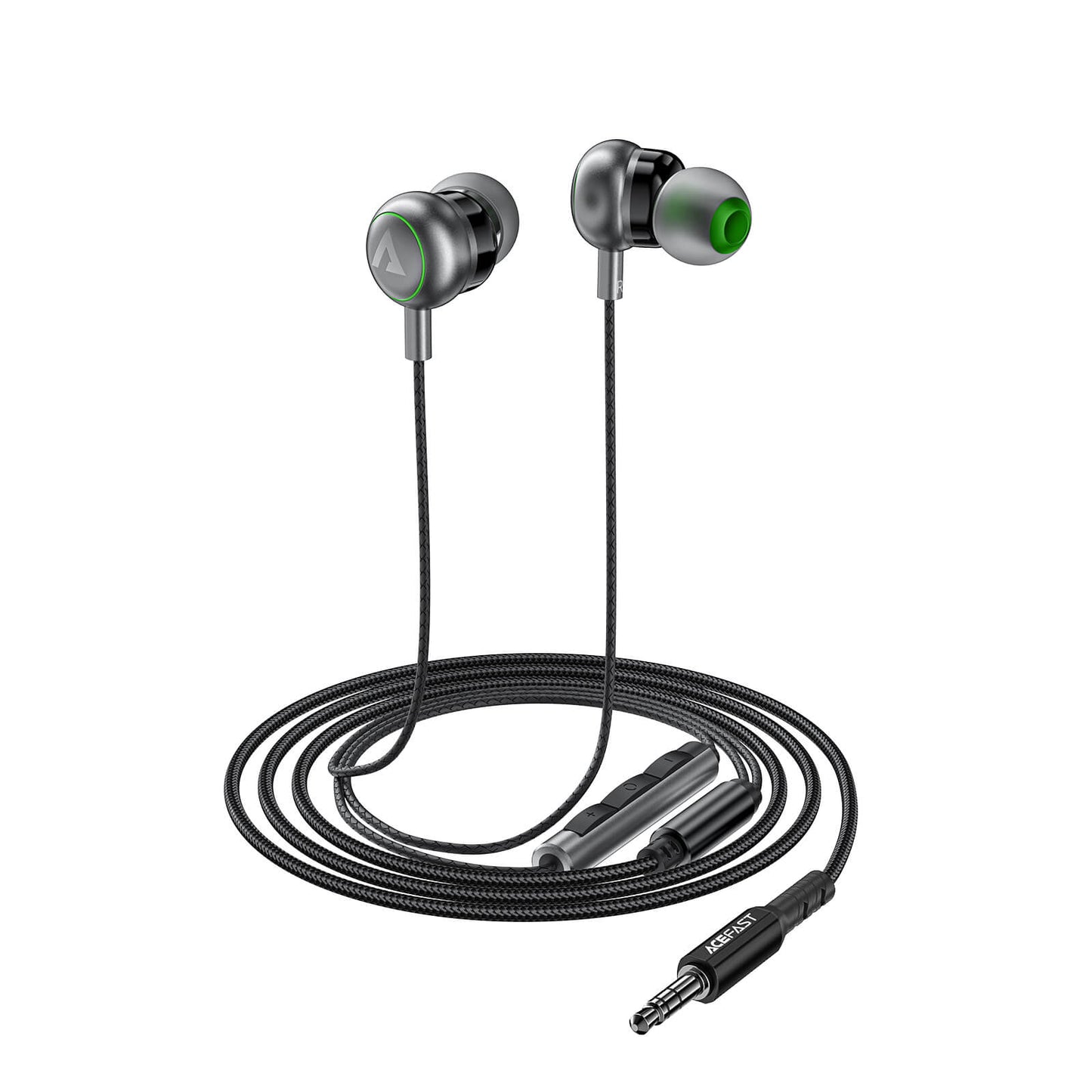 Acefast Universal 3.5mm Lightweight Aluminum Alloy Wired Earphones L4