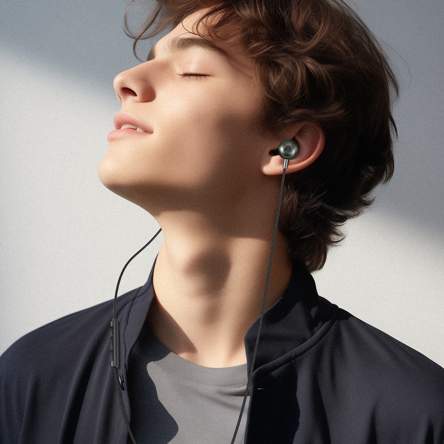 Acefast Universal 3.5mm Lightweight Aluminum Alloy Wired Earphones L4
