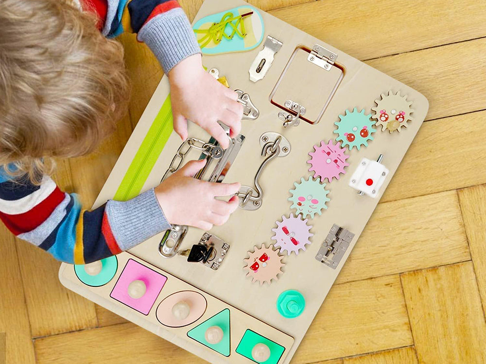 Montessori Activity Educational Learning Busy Board