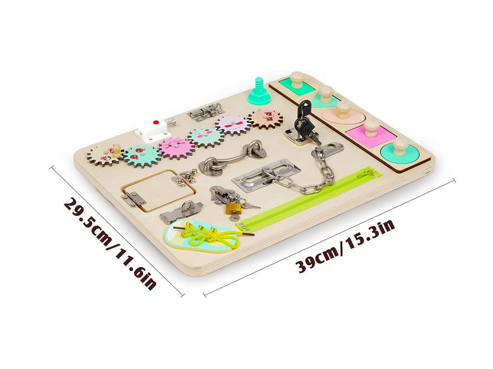 Montessori Activity Educational Learning Busy Board