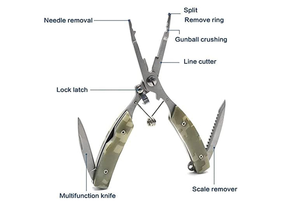 2PCS Stainless Steel Fishing plier set