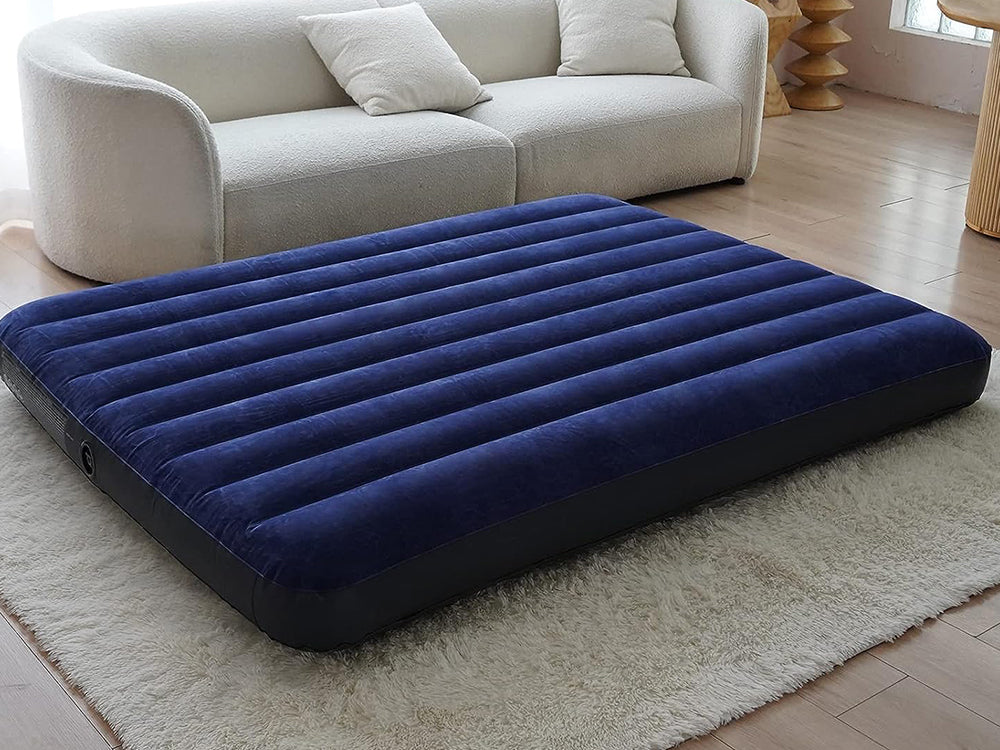 Folding Camping Bed with Inflatable Air Mattress and Carry Bag