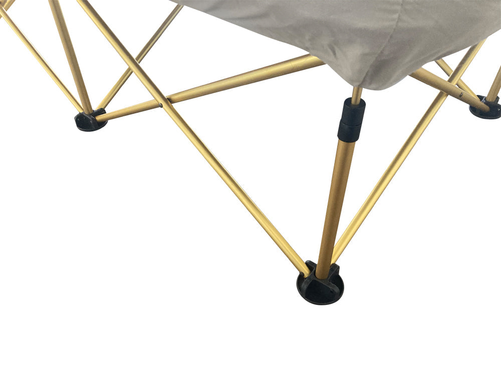 Folding Camping Bed with Inflatable Air Mattress and Carry Bag