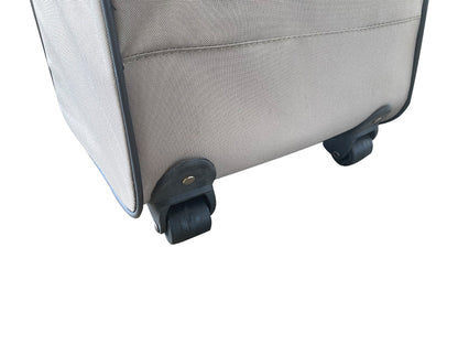 Folding Camping Bed with Inflatable Air Mattress and Carry Bag