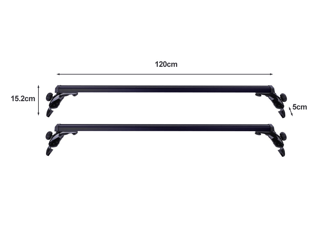 Universal Cross Bars Roof Rack-Black