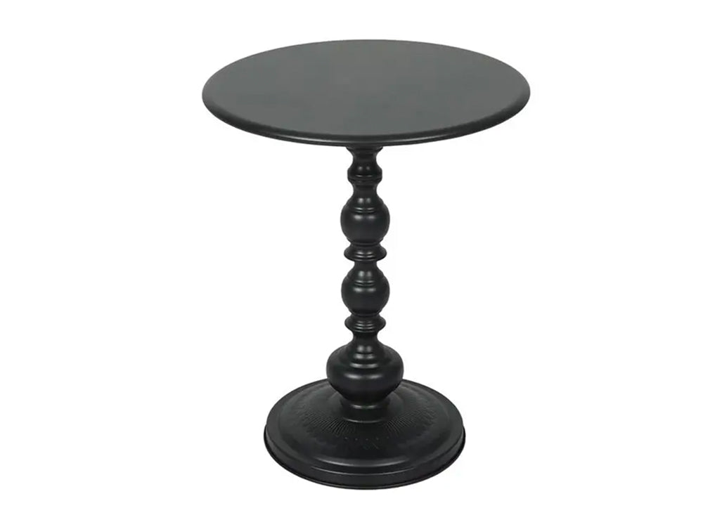 Vintage Iron Side Table-Black