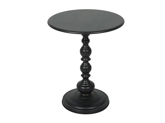 Vintage Iron Side Table-Black