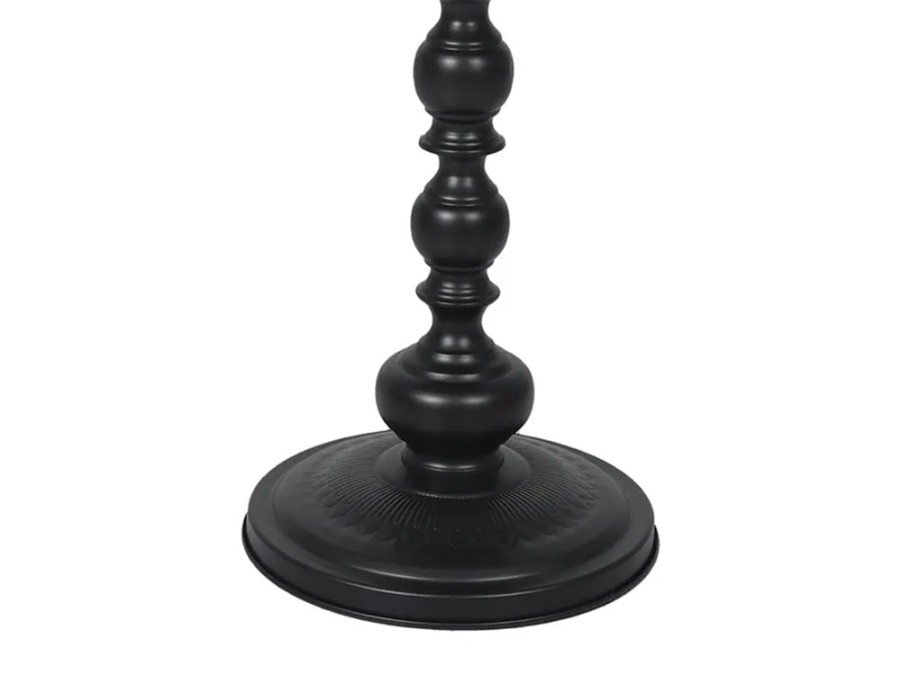 Vintage Iron Side Table-Black