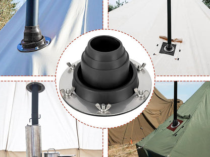 Tent Stove Jack Kit-Black