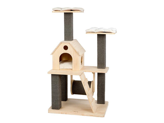 Solid Wood Cat Tree