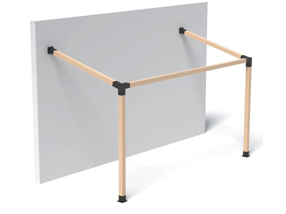15°Slanted Wall Mount Pergola 3-way Bracket Kit