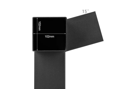 15°Slanted Wall Mount Pergola 3-way Bracket Kit