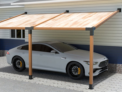 15°Slanted Wall Mount Pergola Bracket Kit