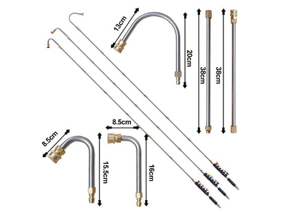 10PCS Pressure Washer Extension Wand Set