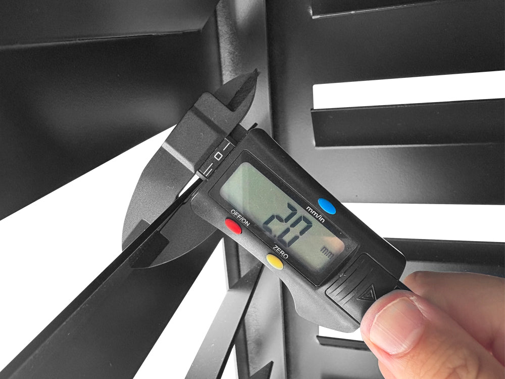 2mm Thickness Aluminum Heat Pump Cover- Black -Medium