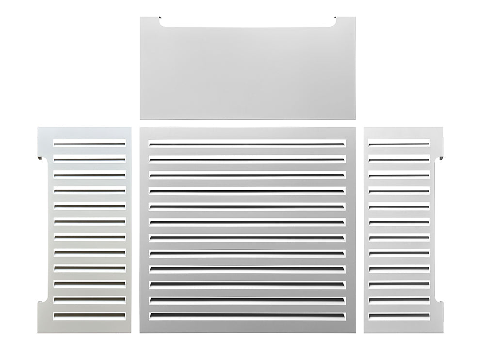 2mm Thickness Aluminum Heat Pump Cover- White -Medium