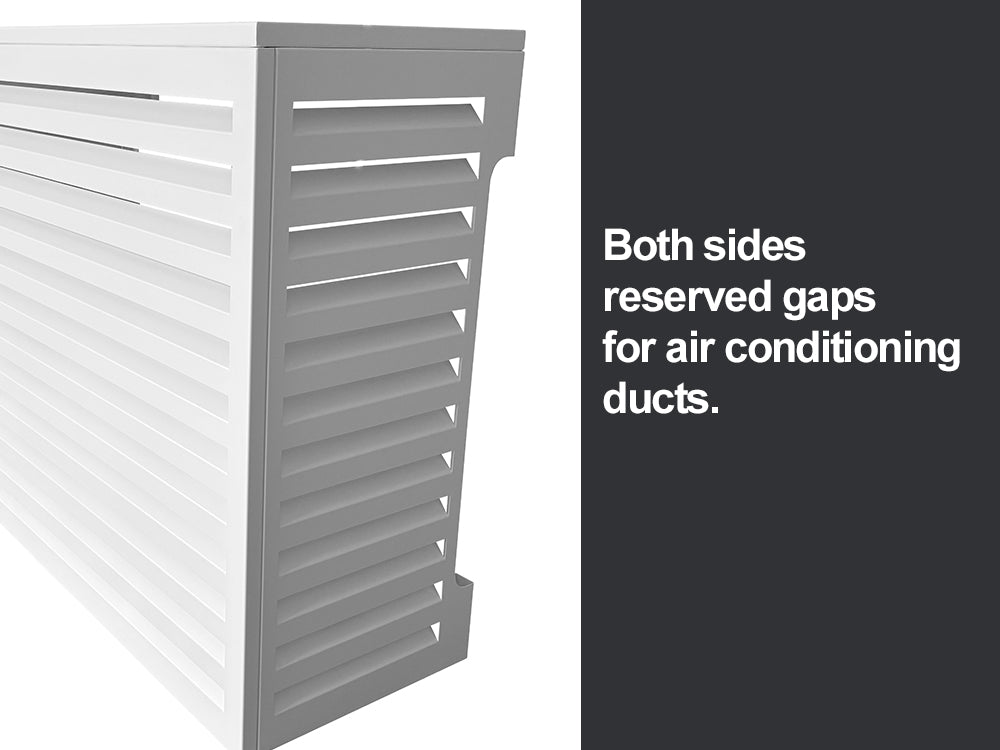 2mm Thickness Aluminum Heat Pump Cover- White -Medium